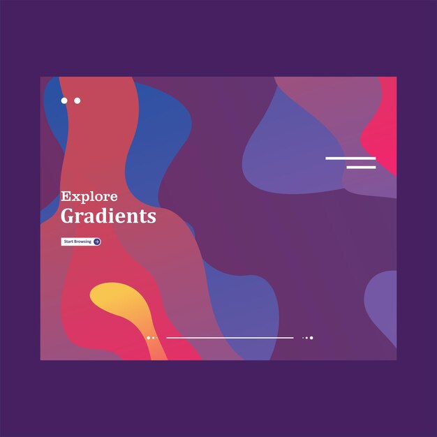 explorar gradientes con colores más fríos de acuerdo con los diseños más recientes