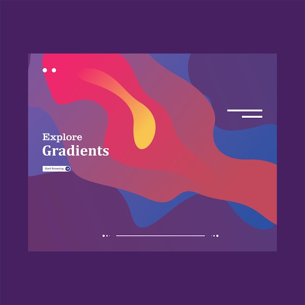 explorar gradientes con colores más fríos de acuerdo con los diseños más recientes