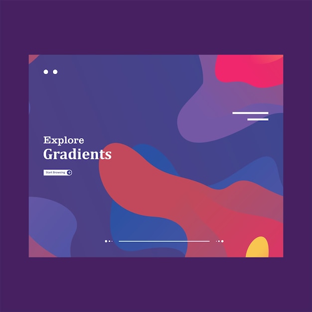 explorar gradientes con colores más fríos de acuerdo con los diseños más recientes