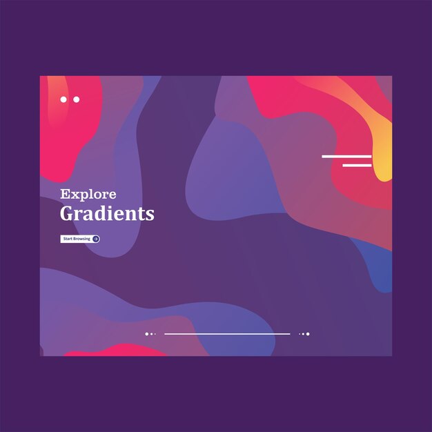 explorar gradientes con colores más fríos de acuerdo con los diseños más recientes
