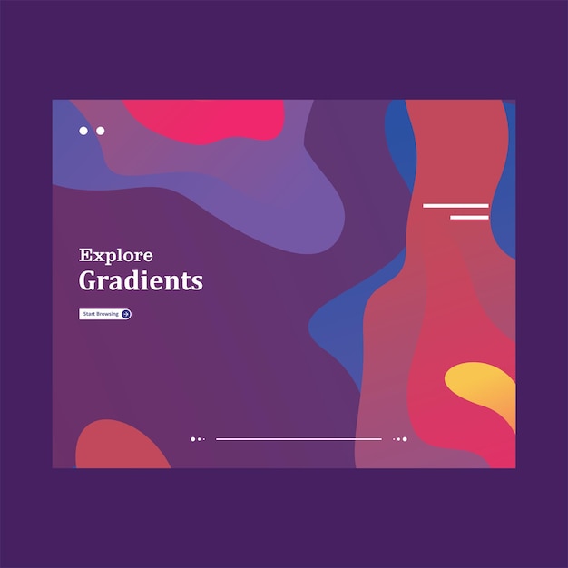 explorar gradientes con colores más fríos de acuerdo con los diseños más recientes