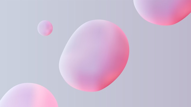 Explore el cautivador mundo de formas suaves y abstractas adornadas con colores sutiles