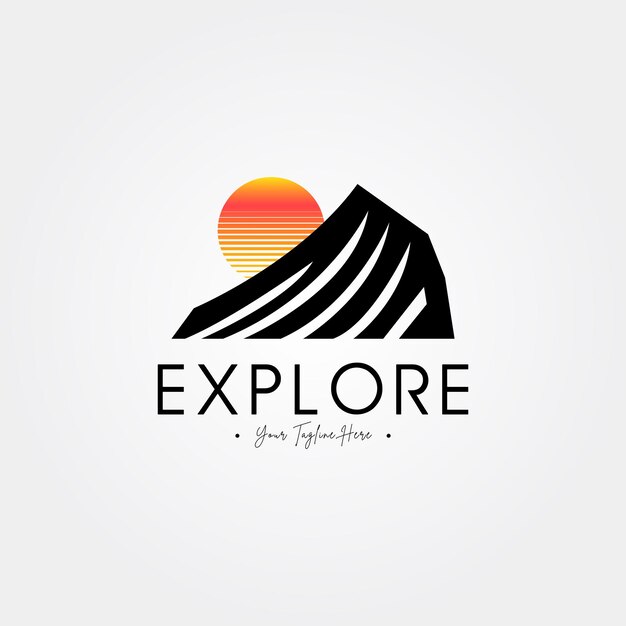 Explore el logotipo de Mountain Adventure