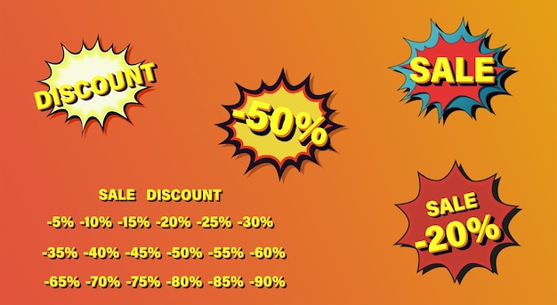 Explore nuestras Vibrant Sale y Banner de descuento diseñados exclusivamente para promociones emocionantes