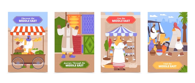Explore the middle east poster template
