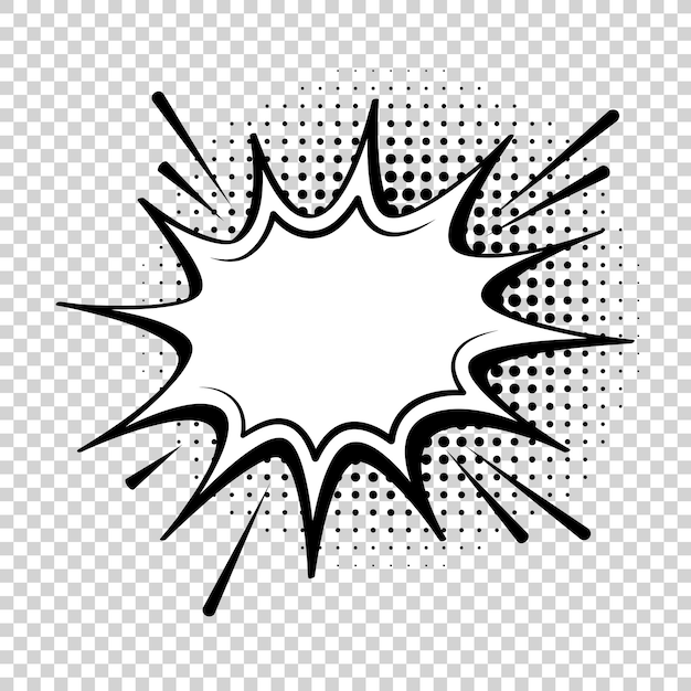 Explosión cómica vectorial Bocadillo de diálogo de historieta cómica para diferentes emociones Wow Omg Boom Gtfo Yeah Damn Wtf sin texto