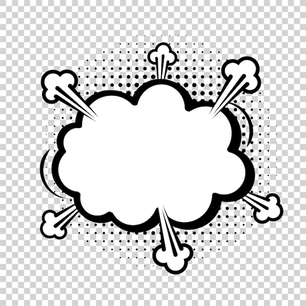 Explosión cómica vectorial Bocadillo de diálogo de historieta cómica para diferentes emociones Wow Omg Boom Gtfo Yeah Damn Wtf sin texto