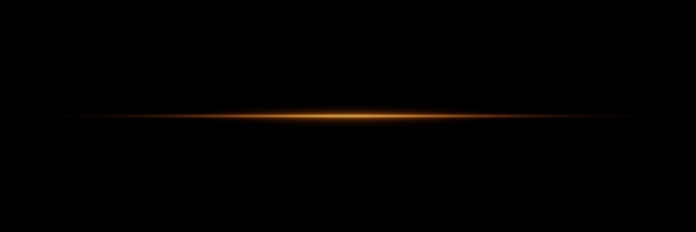 Explosión dorada de luz con chispas línea brillante abstracta polvo mágico aislado