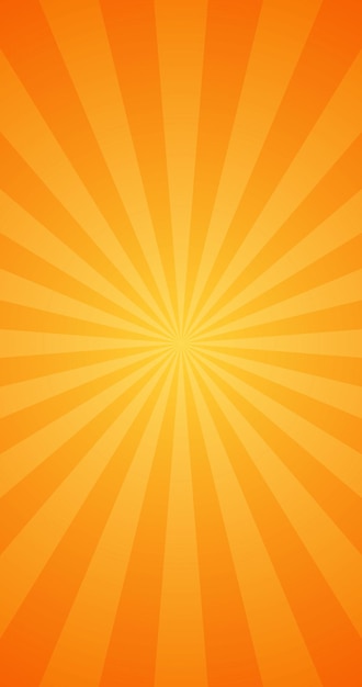 Explosión estelar recta en blanco Vector vertical Fondo plano
