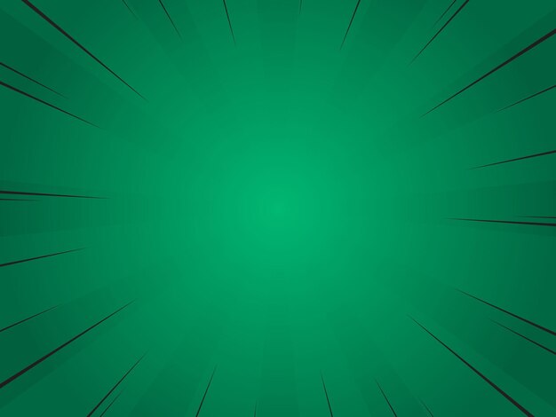 Explosión radial verde