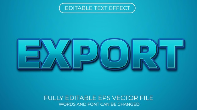 Exportar efecto de texto