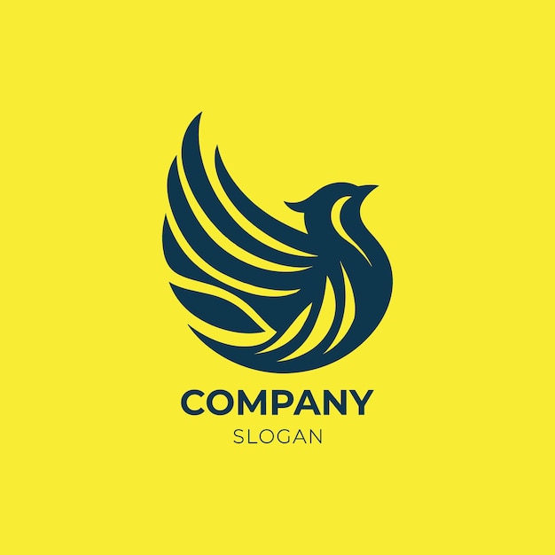 Expresando la belleza y la libertad en el arte del logotipo de las aves