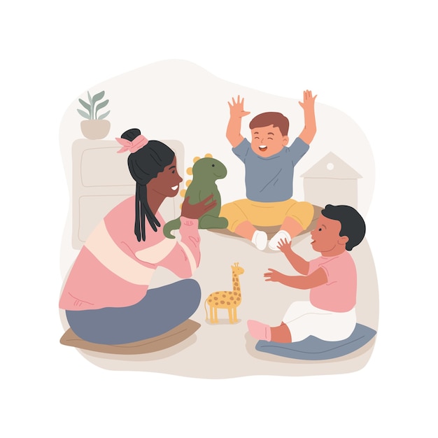 Expresar emociones aisladas ilustración vectorial de dibujos animados