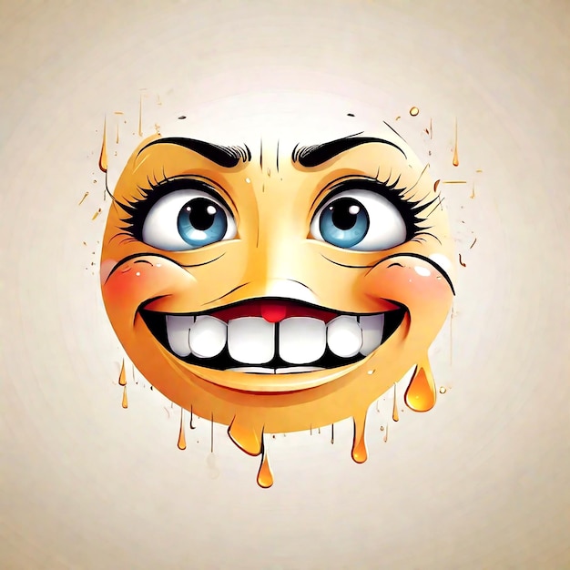 Expresión facial íconos vectoriales aislados emoji de dibujos animados divertidos silbato AI_Generado