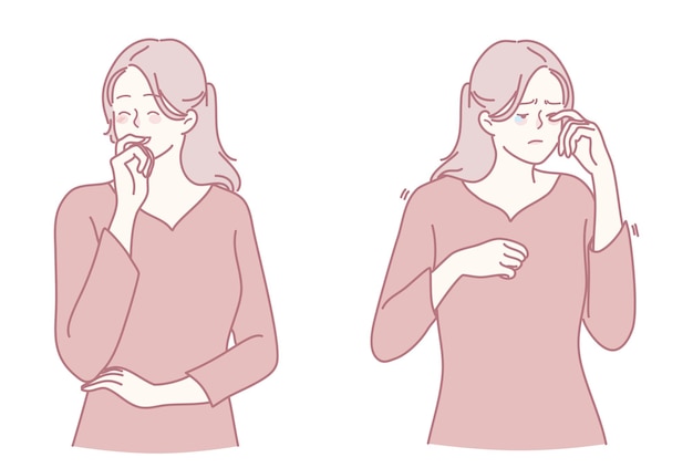 Expresiones de ansiedad y profunda reflexión en varias formas de arte ilustrativo
