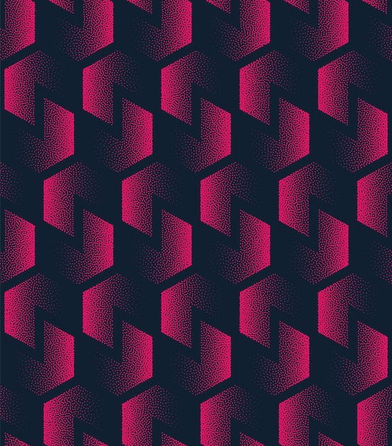 Expresivo Rosa Geométrico Patrones Sin Fisuras Tendencia Vector Resumen Antecedentes
