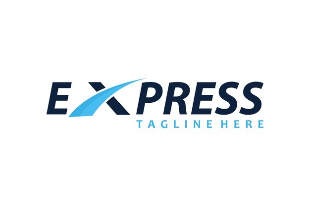 Express logo icono vector aislado