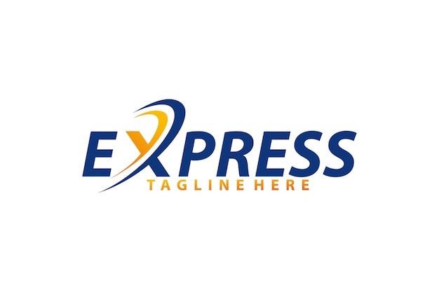 Express logo icono vector aislado