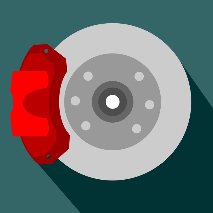 Vector un extintor redondo con un botón rojo.