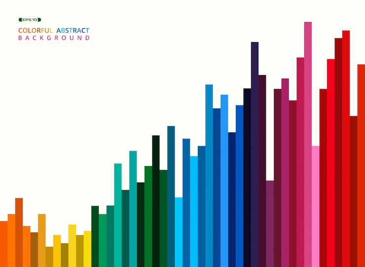 Vector extracto de la línea colorida raya fondo con espacio de copia.