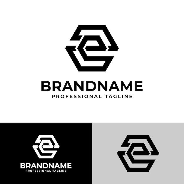EZ letra flecha hexagonal Logotipo adecuado para cualquier negocio relacionado con Hexagonal con EZ o ZE inicial