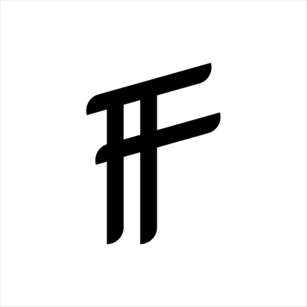 F Diseño inicial del logotipo para la marca profesional