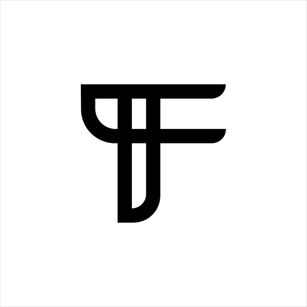 F Diseño inicial del logotipo para la marca profesional