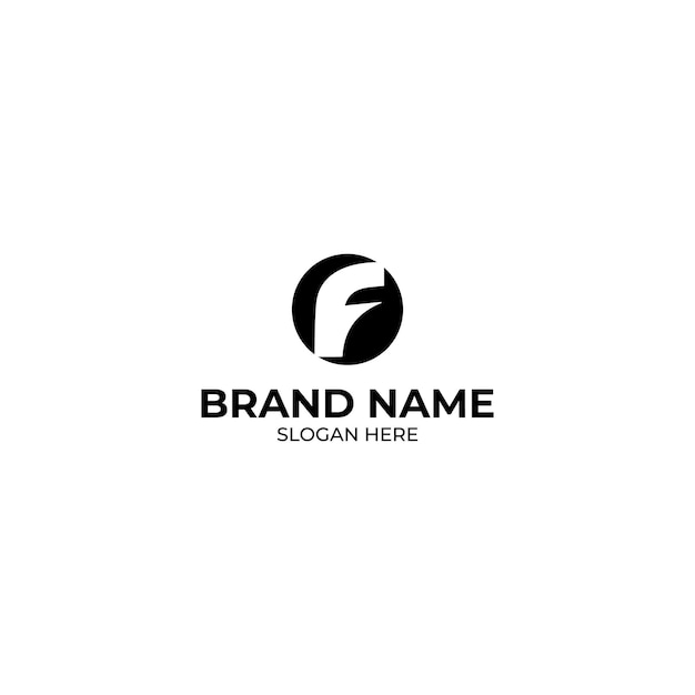 f diseño del logo letra inicial f diseño del logó f diseño del monograma del logó plantilla vectorial