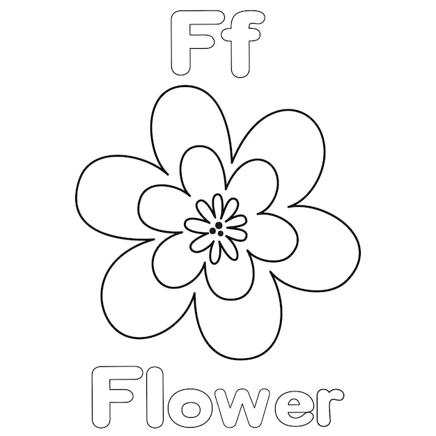 F de flores