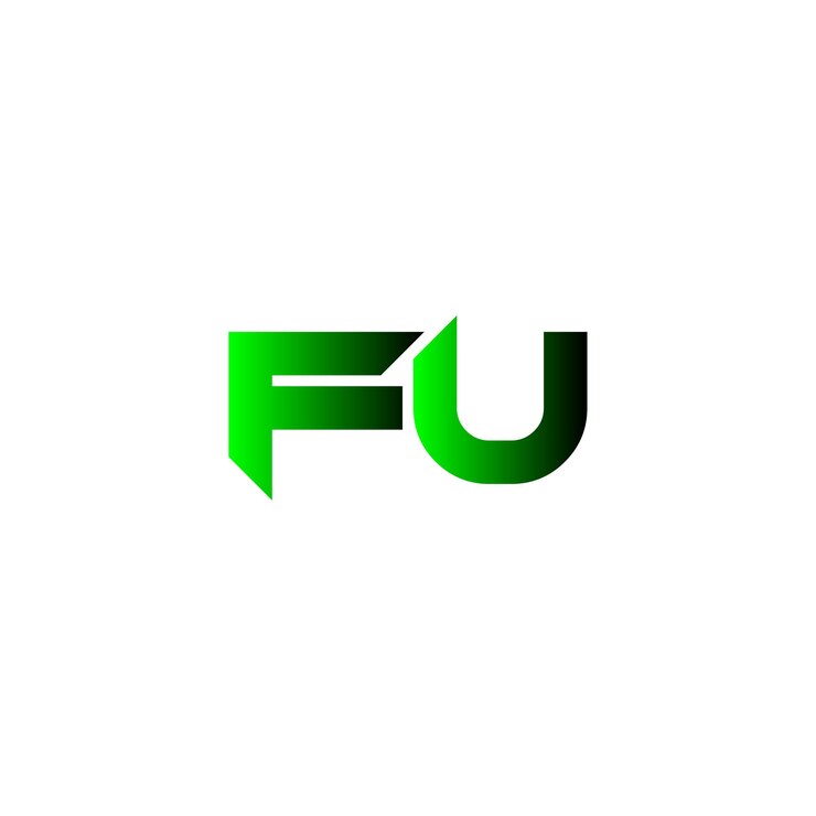 Vector f el logotipo moderno
