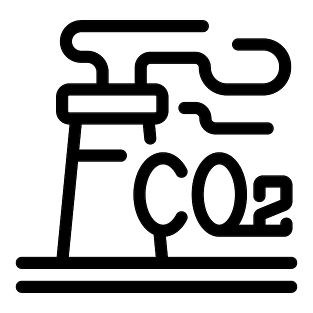 Fábrica industrial que libera emisiones de CO2 a la atmósfera