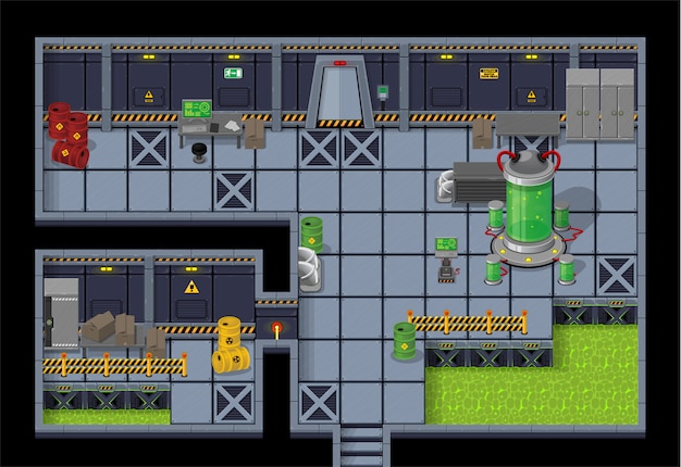 Fábrica de robots tileset