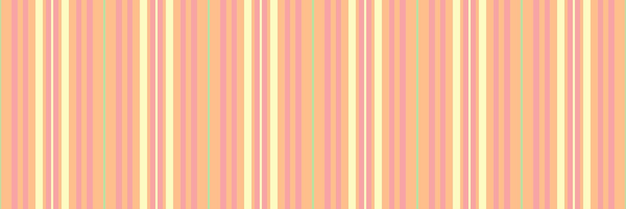 Fabricación de textura de patrón de rayas tela desordenada fondo vertical Coloca líneas sin costuras textil vectorial en colores naranja y rojo