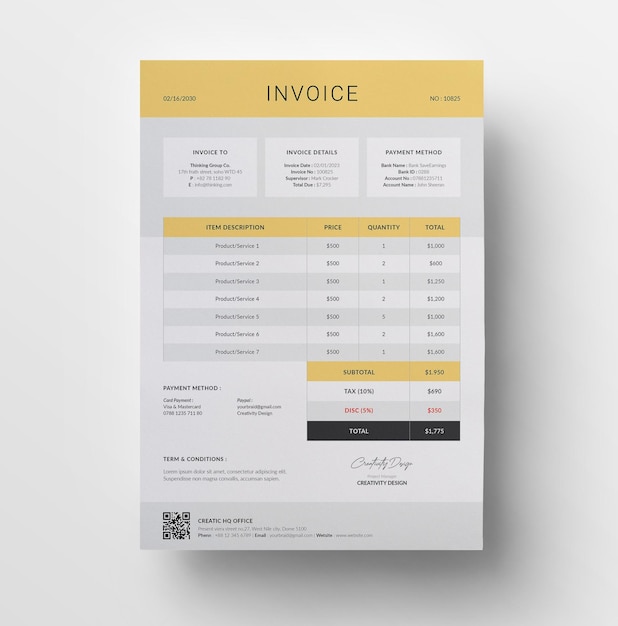 factura inmobiliaria profesional
