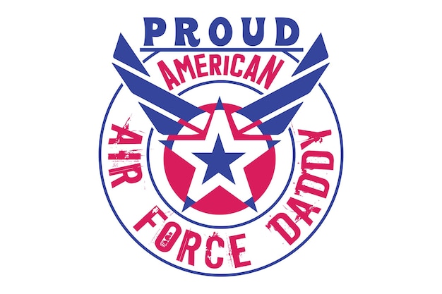 Familia de la Fuerza Aérea Americana SVG Bundle svg