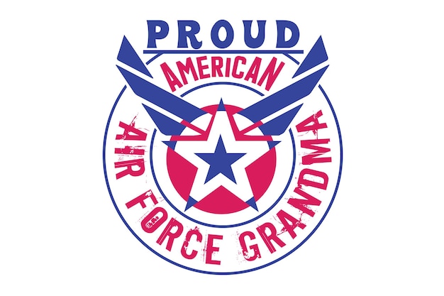 Familia de la Fuerza Aérea Americana SVG Bundle svg