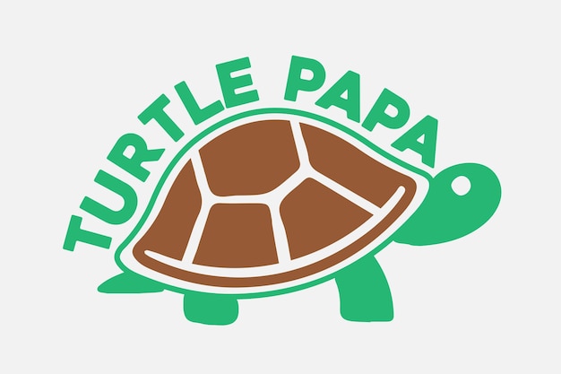 Vector familia de tortugas diseño svg