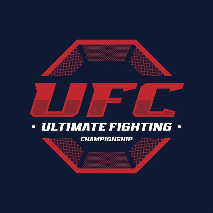 Vector el famoso logotipo del campeonato ultimate de lucha ufc