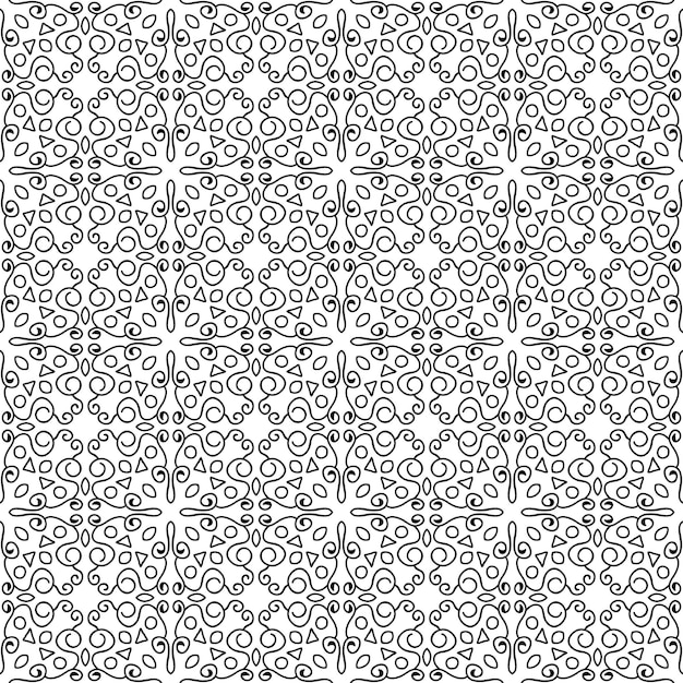 Fantasía abstracta delgada línea de patrones sin fisuras. Fondo geométrico. Papel de regalo creativo.