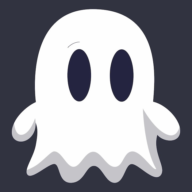 Fantasma en un fondo sencillo