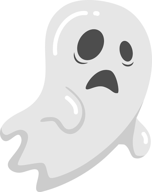 Fantasma de Halloween Spook Icono plano de Halloween