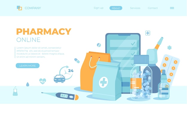 Farmacia en línea Comprar medicamentos y medicamentos en línea Productos farmacéuticos en la aplicación móvil Ph