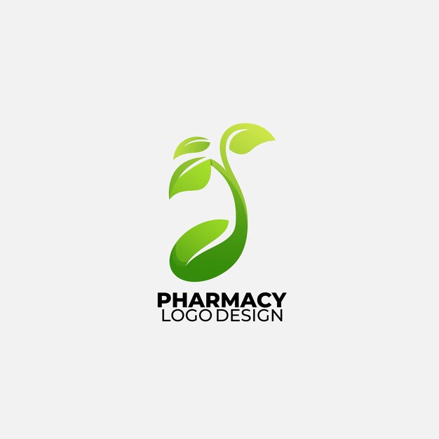 Vector farmacia vector logo premium color