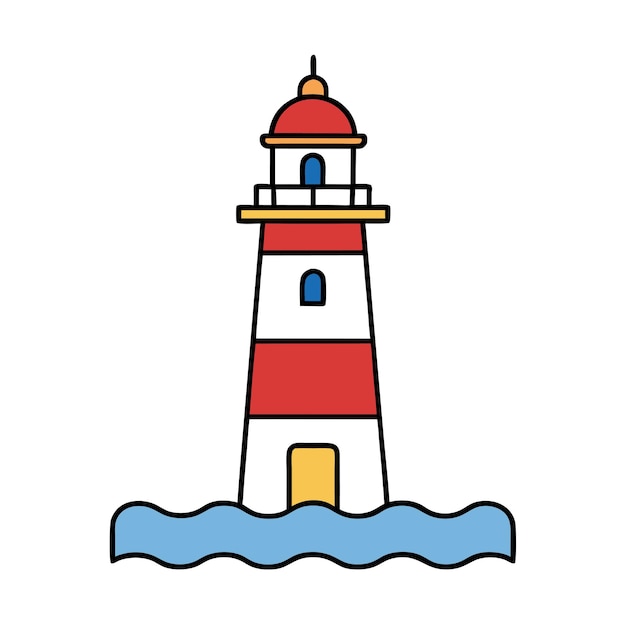 Faros junto al mar