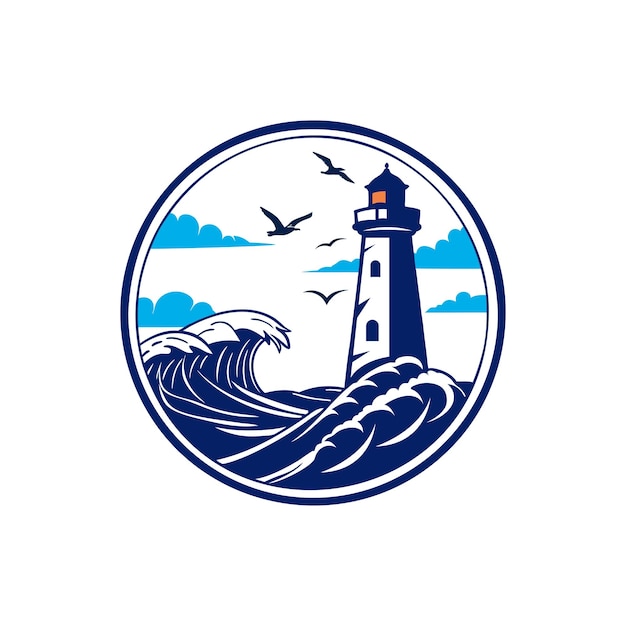 Faros en un mar tormentoso