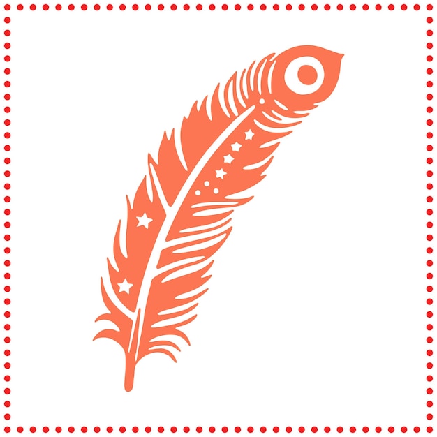 Feather Clipart Bundle Detalladas y diversas siluetas perfectas para artesanos y diseñadores