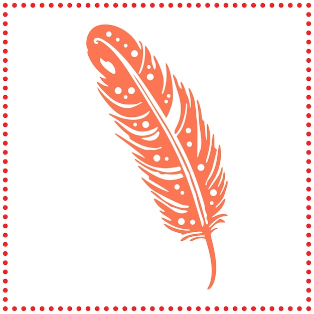 Feather Vector Set Siluetas artísticas en varios tamaños y estilos para creaciones digitales