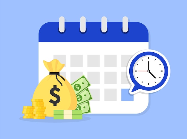 Fecha de pago en calendario Pago de suscripción