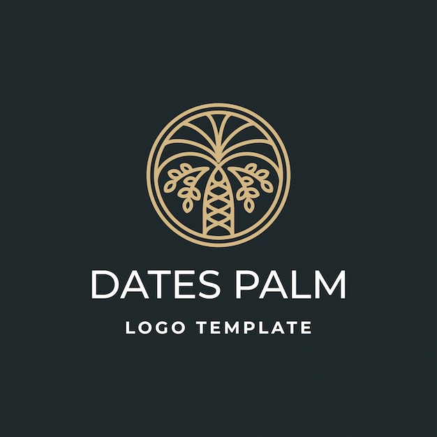 Fechas de lujo Palm Logo