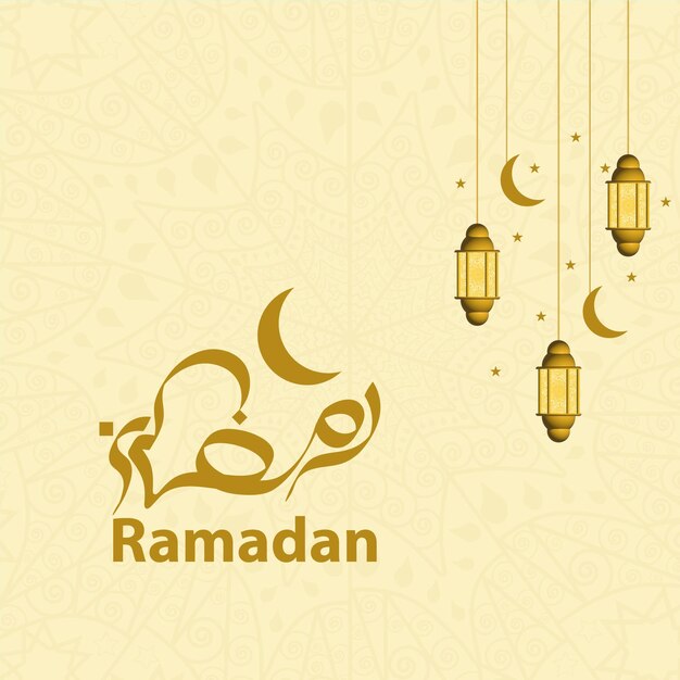Feed de redes sociales para Ramadán 3d